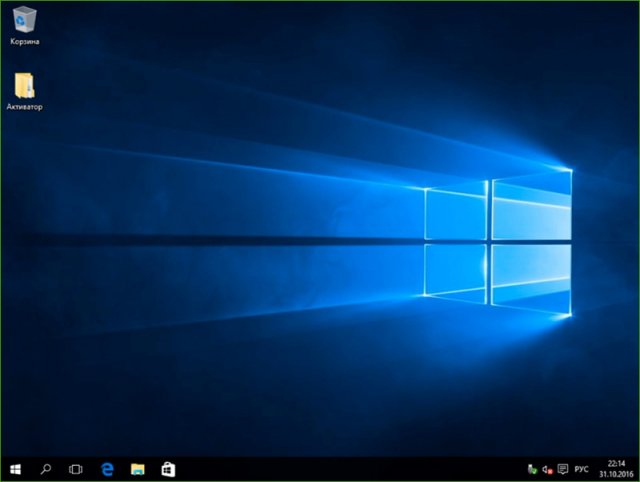 Завершение установки Windows 10